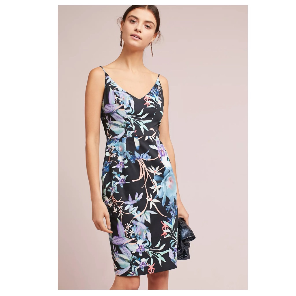 Black Halo Nwot Anselia Sheath Dress